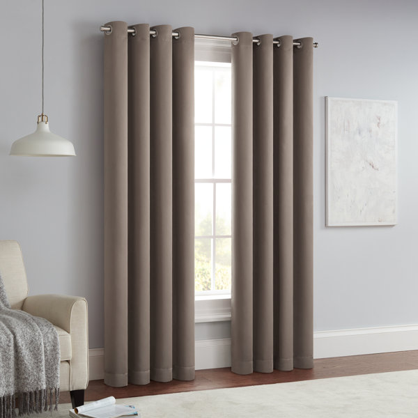 Eclipse Andes Energy Saving 100 Blackout Grommet Top Curtain